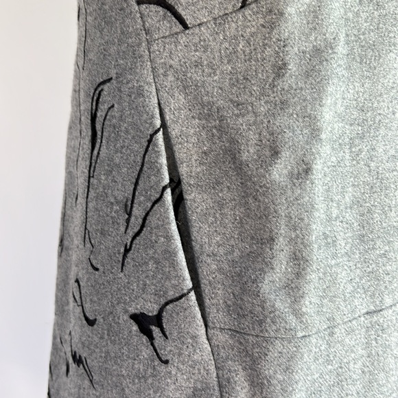 Misha Nonoo Embroidered Wool Shift Dress - sz 2 - Picture 6 of 8